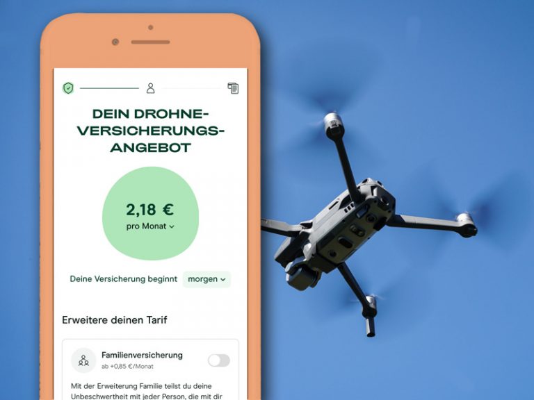 Drohnenversicherung GETSAFE - Test & Erfahrung
