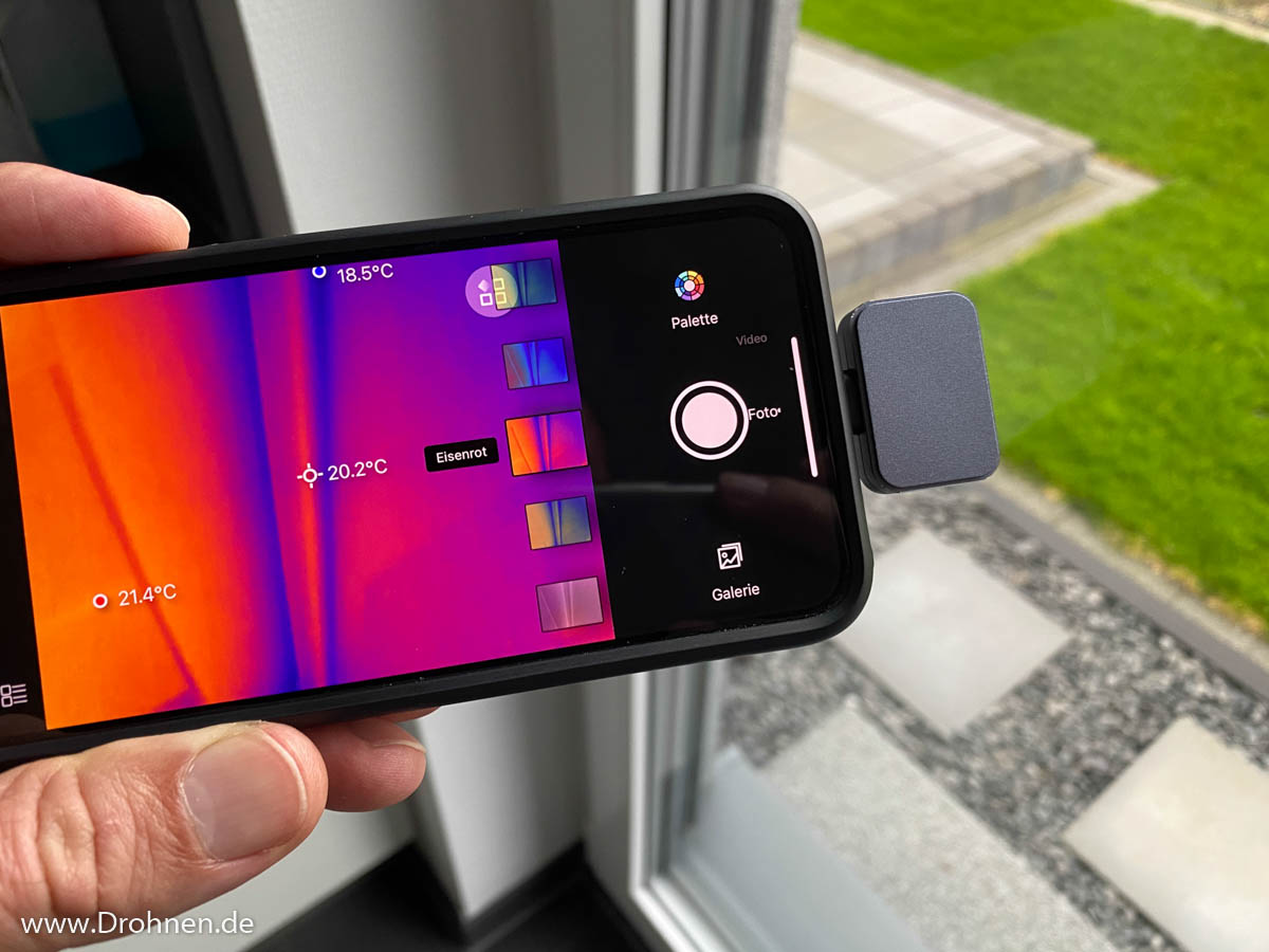 infiniray Thermalkamera für Smartphone und iPhone - Wärmebildkamera - Thermal P2 Pro im Test