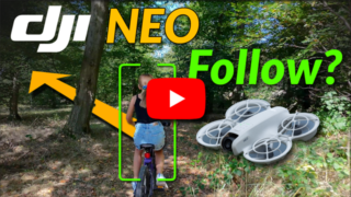 YT - DJI Neo Härtetest im Wald - FollowMe Folgen