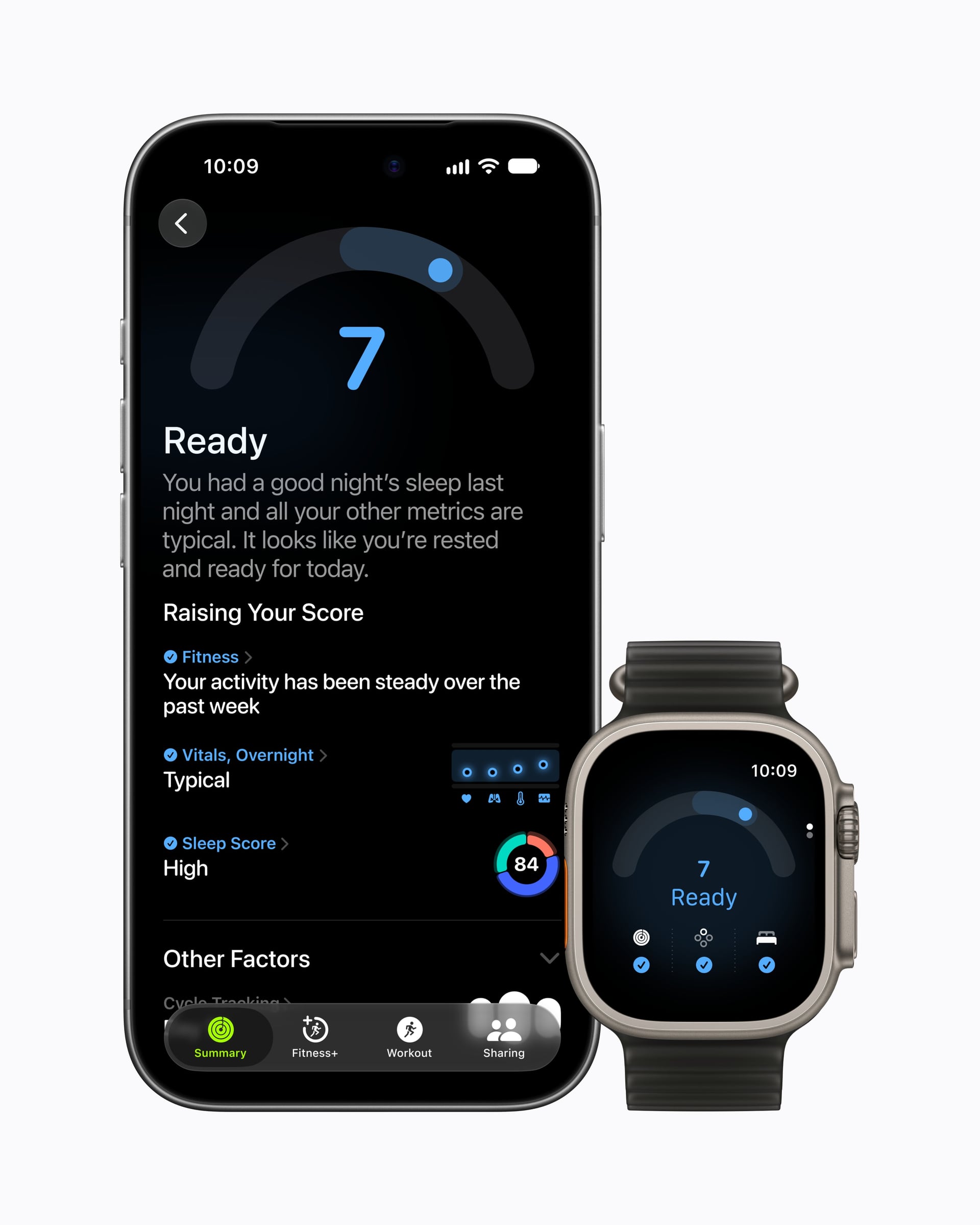 Tagesform-Feature auf der Apple Watch Ultra 4