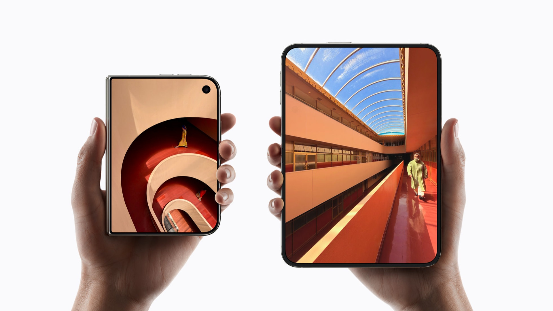 iPhone Duo: Innen- und Außendisplay im Größenvergleich