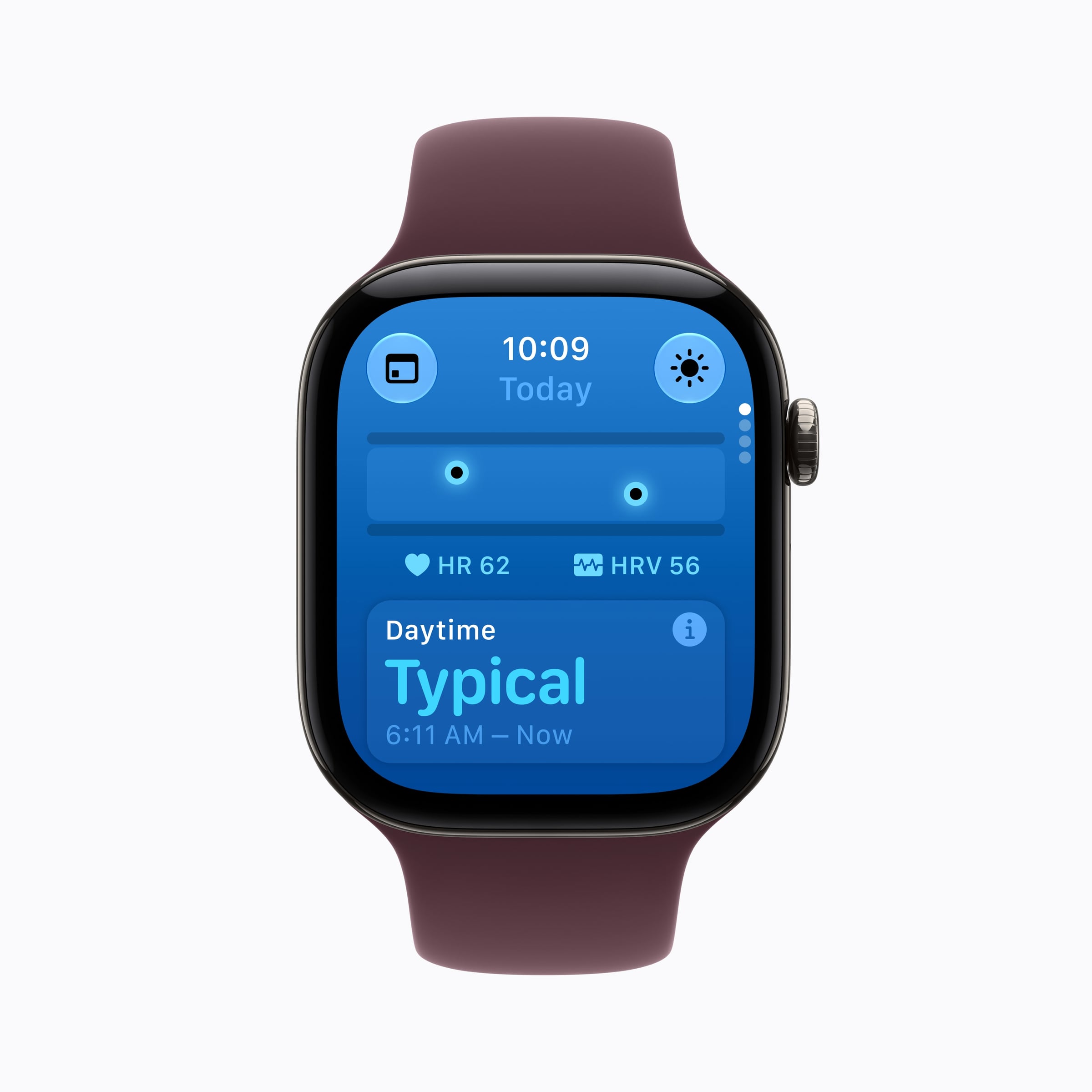 Apple Watch Series 12 zeigt Tagesform-Werte