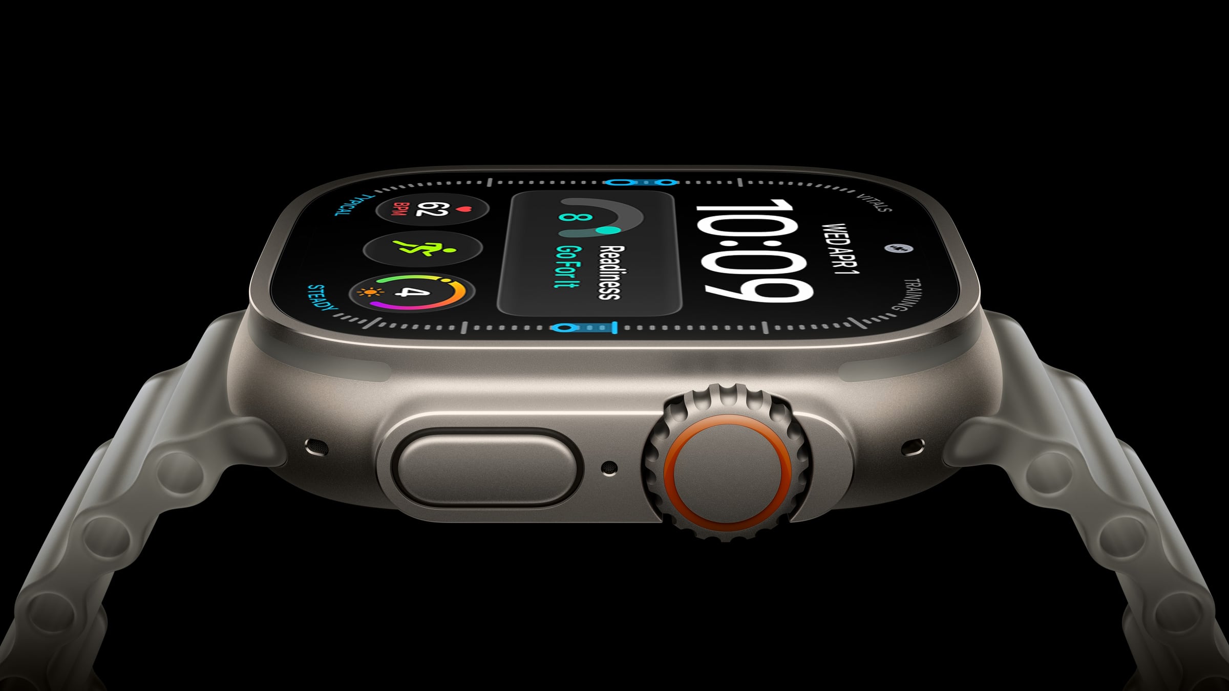 Apple Watch Ultra 4 in Titan Natural