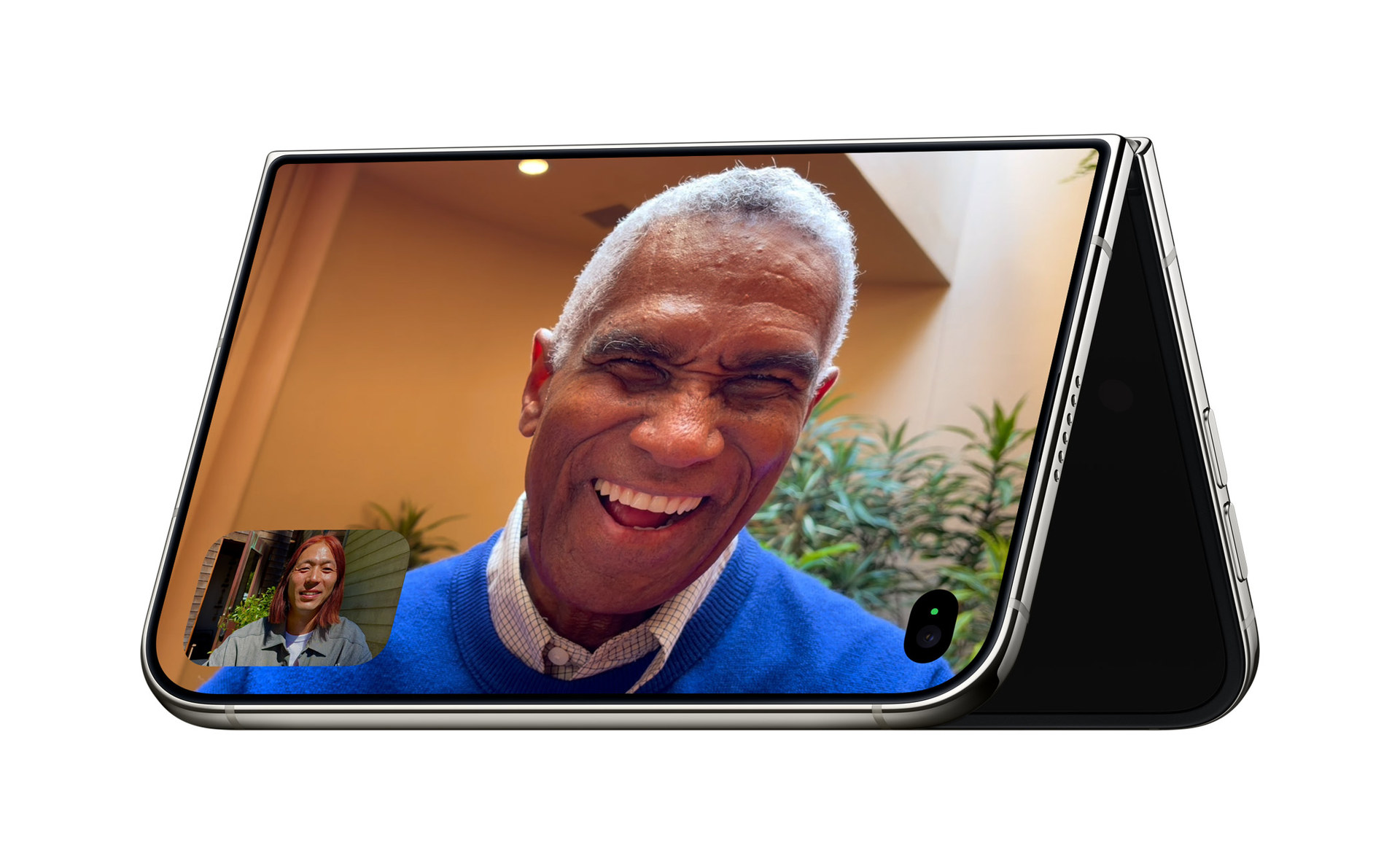 iPhone Duo: FaceTime im Zeltmodus