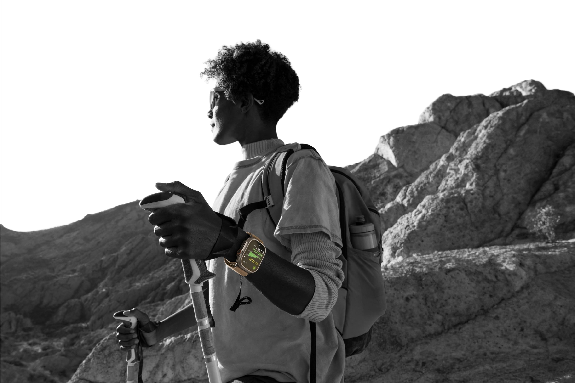 Apple Watch Ultra 4 bei einer Wanderung