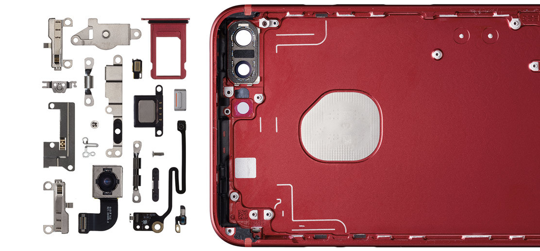 Apple-Umstieg: Bauteile und Materialien eines klassischen iPhone