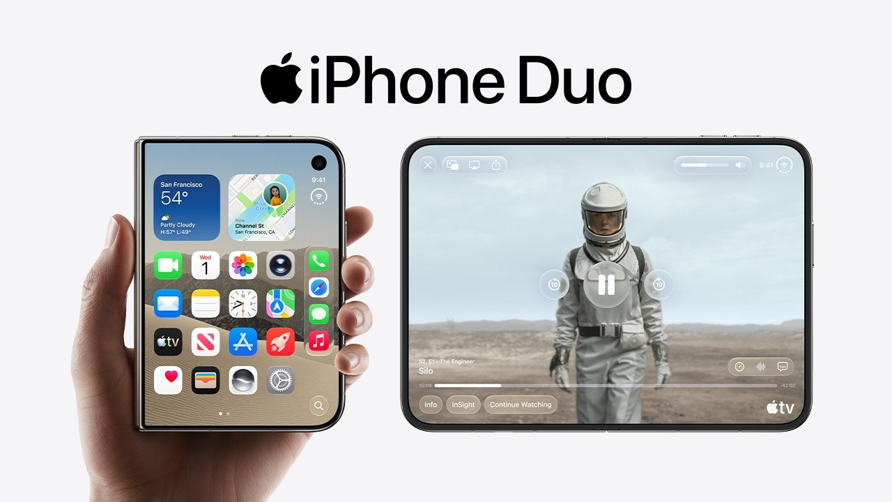 iPhone Duo: Offizielles Apple-Video mit Innen- und Außendisplay