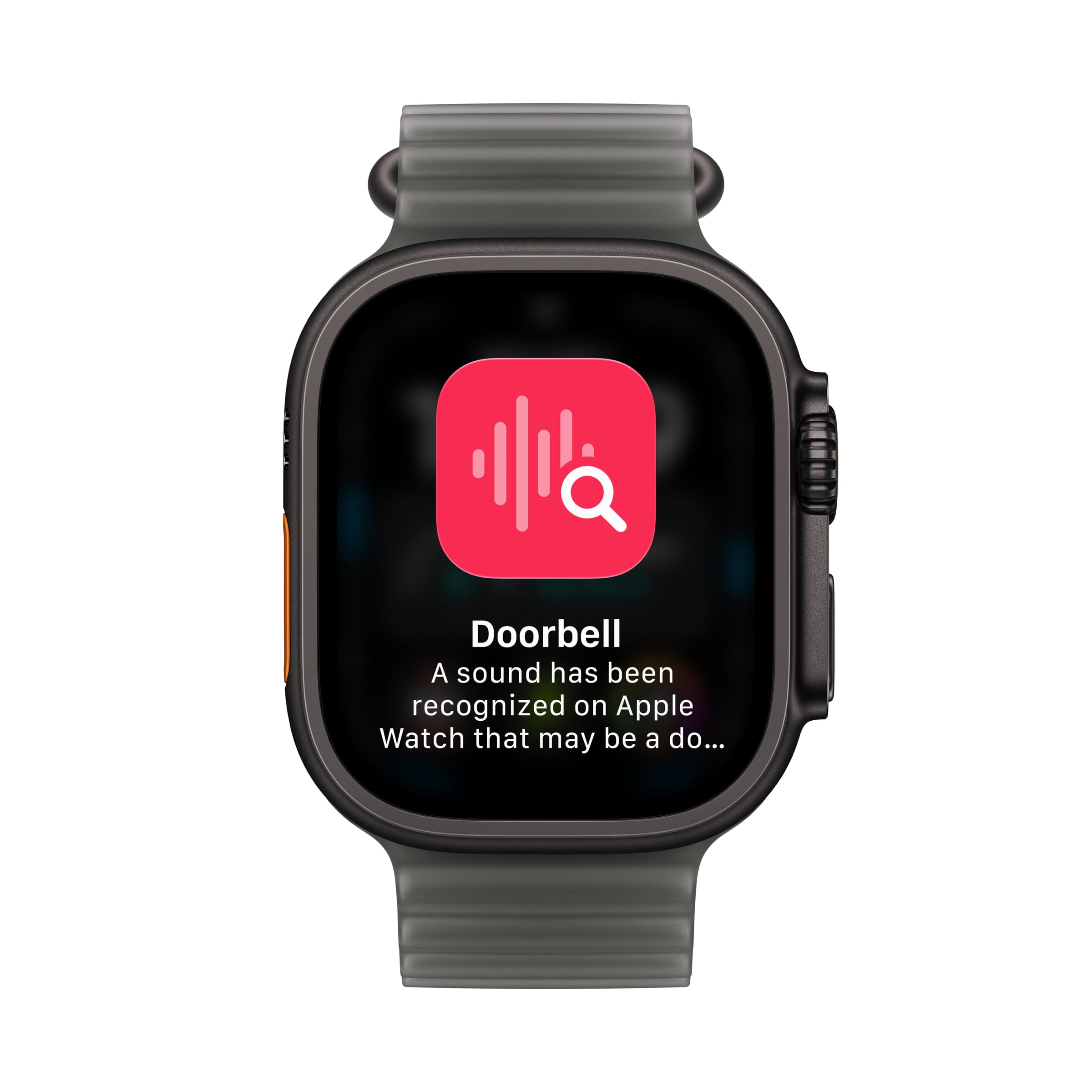 Geräuscherkennung auf der Apple Watch Ultra 4