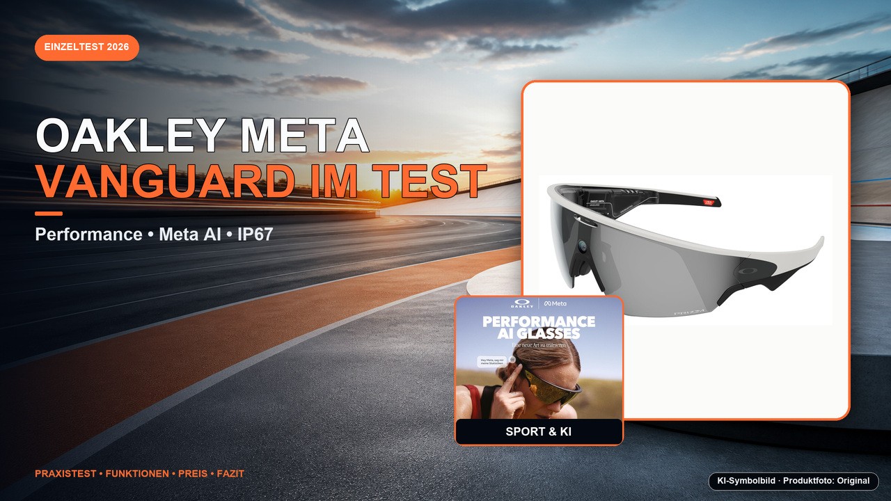 Beispielaufnahme der POV-Kamera der Oakley Meta Vanguard bei sportlicher Aktivität