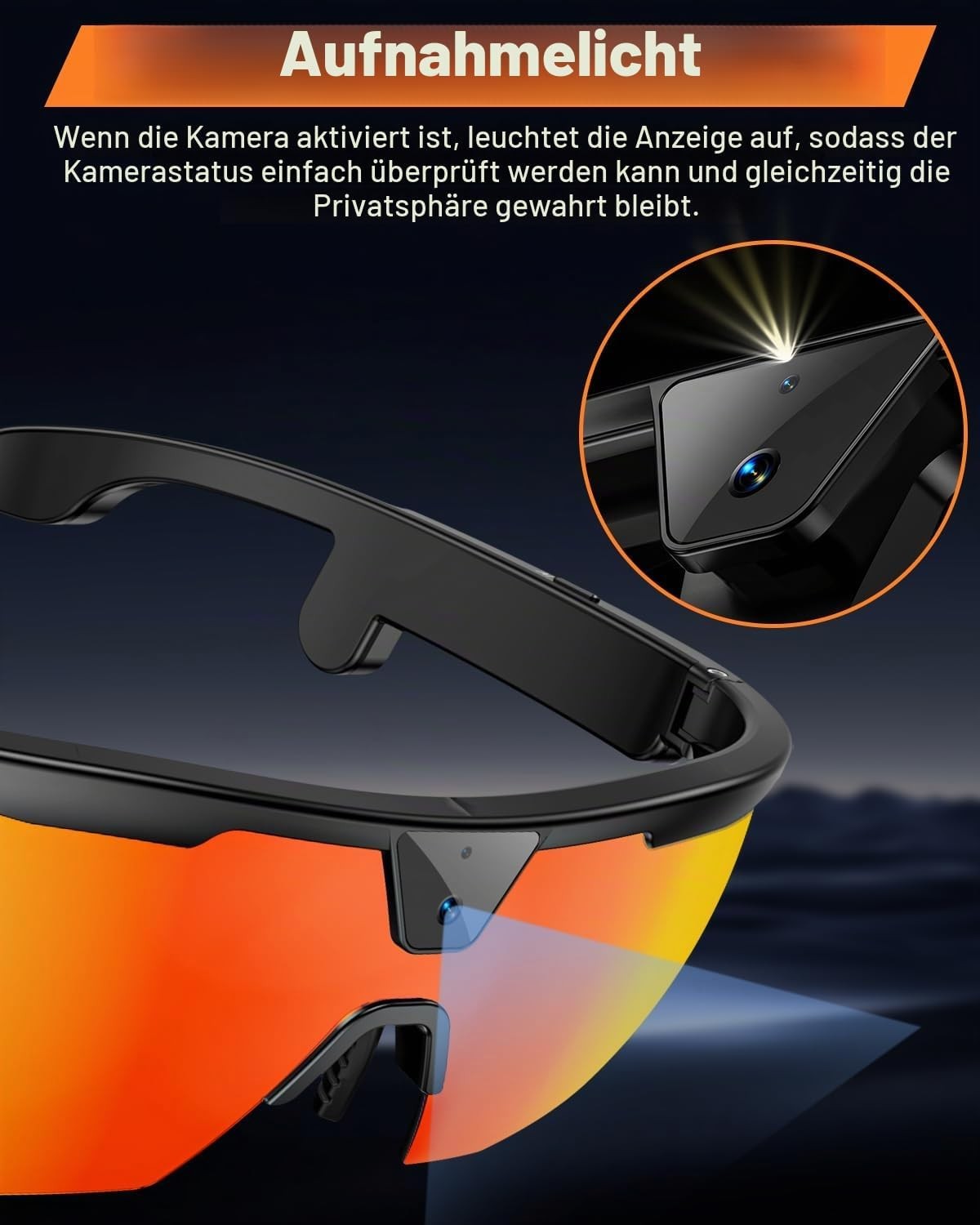 Kamerawinkel und Sichtfeld der Mingtawn Smart Glasses im Test