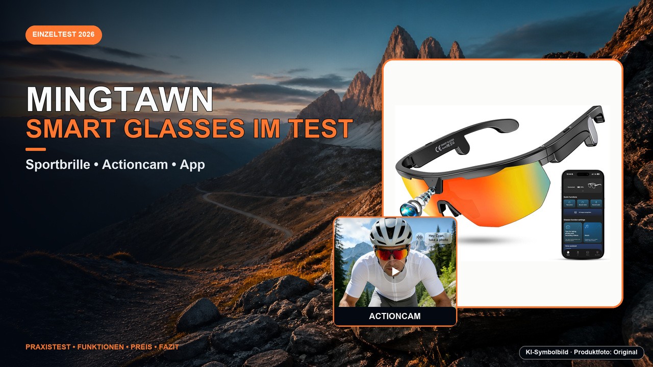 Mingtawn Smart Glasses im Praxiseinsatz – Übersichtsgrafik