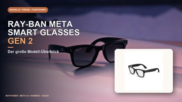 Preisübersicht und Verfügbarkeit der Ray-Ban Meta Gen 2 Modelle in Deutschland
