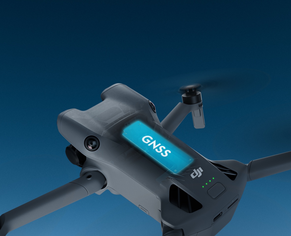 Dualband-GNSS Dualband-GNSS der DJI Mini 5 Pro mit GPS, Galileo und BeiDou