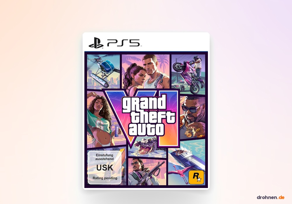 GTA 6 Verpackung für PlayStation 5 mit Download-Code statt Disc