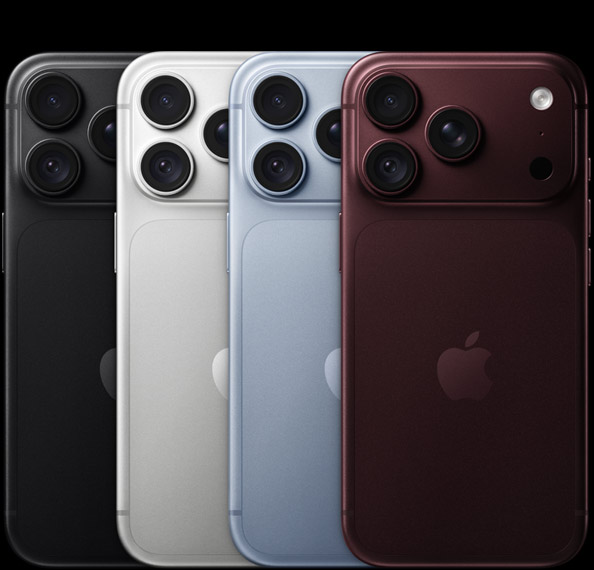 iPhone 18 Pro Farboptionen: Schwarz, Silber, Polar und Burgunder