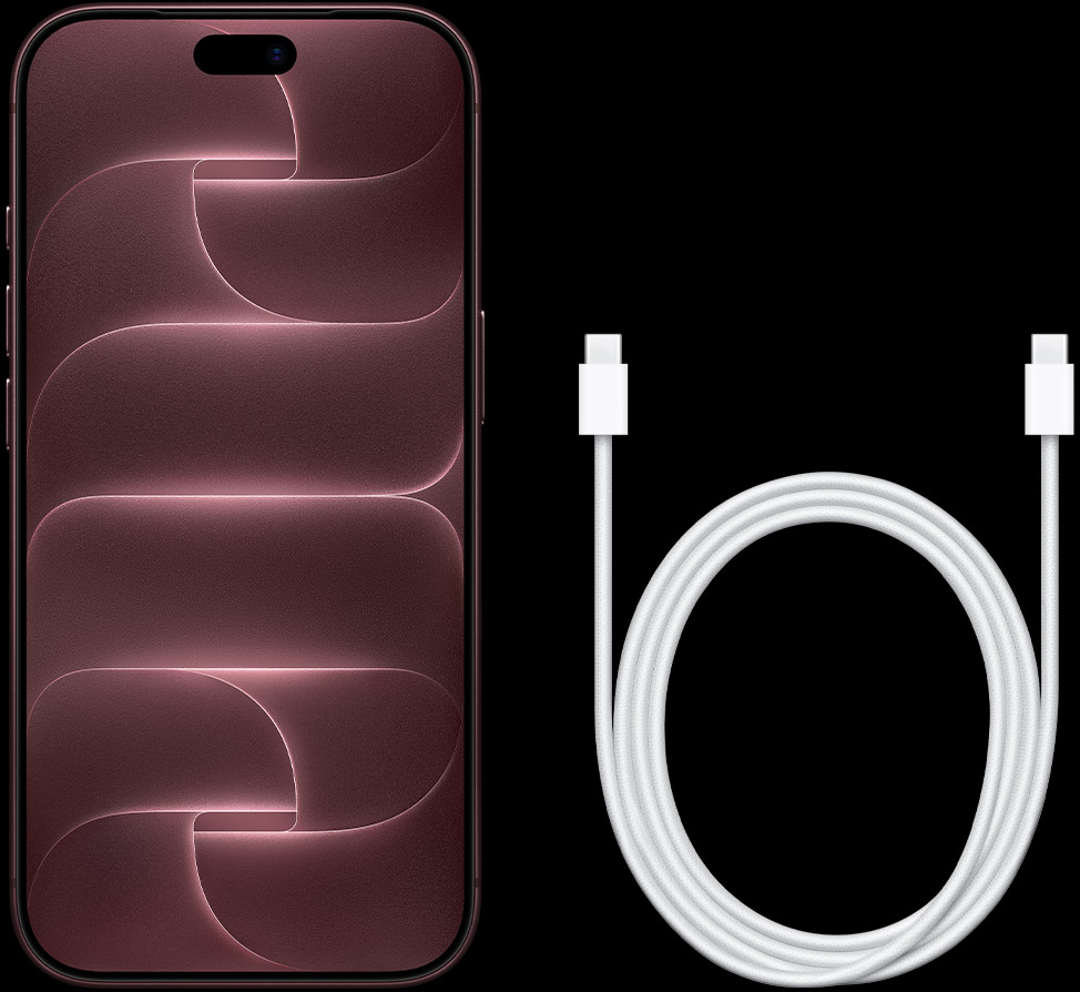 Lieferumfang iPhone 18 Pro: iPhone und USB-C Ladekabel