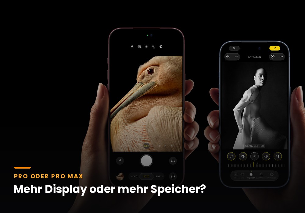 iPhone 18 Pro oder iPhone 18 Pro Max – mehr Display oder mehr Speicher
