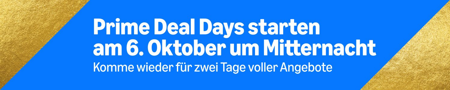 Banner zu den Amazon Prime Deal Days 2026 mit Starttermin 6. Oktober um Mitternacht