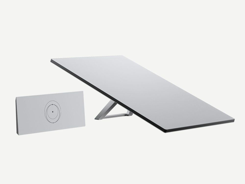 Starlink Standard 4 X: originale Produktansicht des Terminals und gegebenenfalls des mitgelieferten Routers