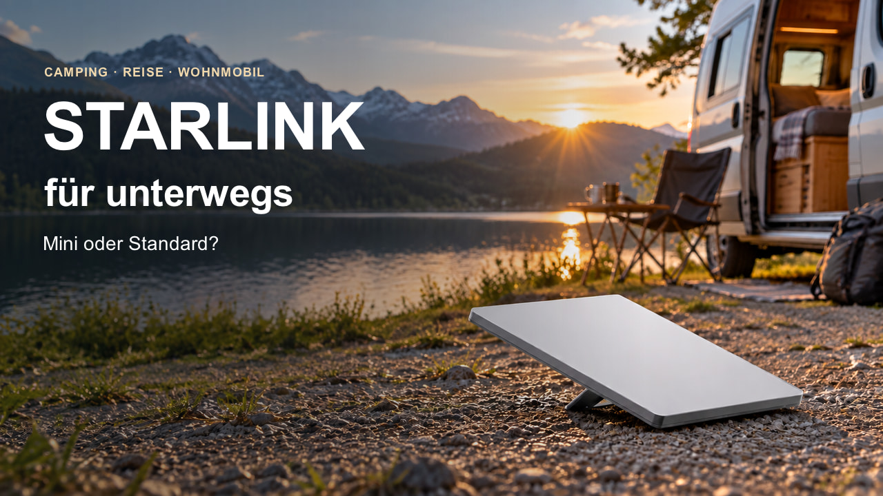 Starlink unterwegs 2026 – Teaserbild zum Vergleich der beiden Reise-Tarife.
