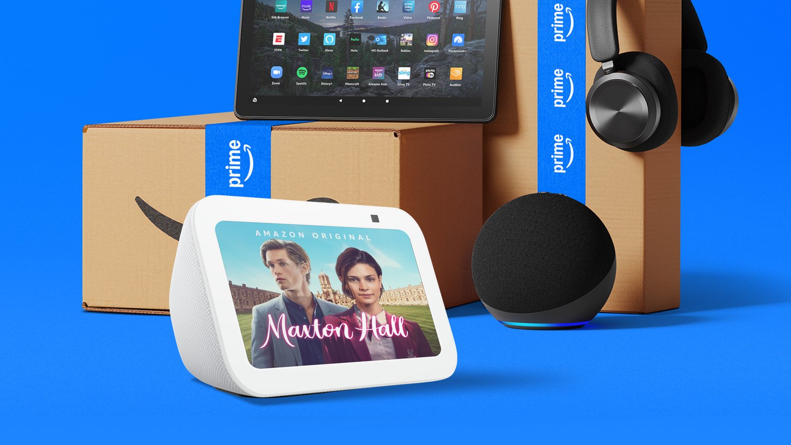 Amazon-Geräte mit Prime-Kartons
