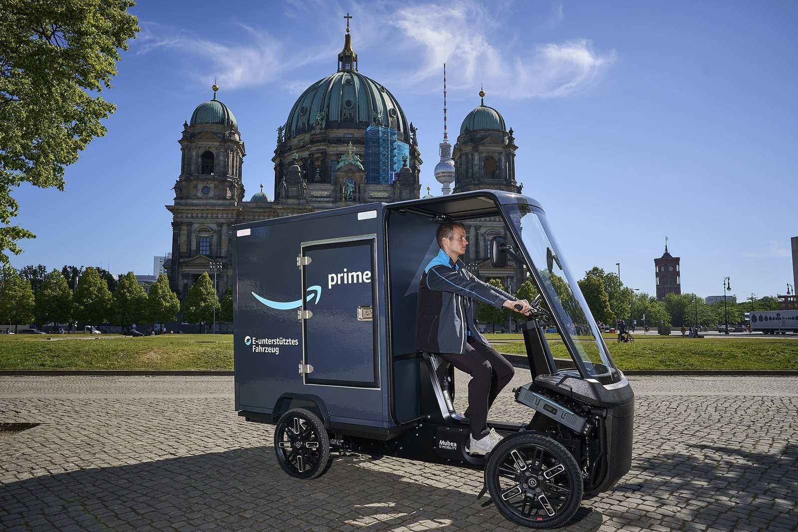 Amazon-Prime-Lastenrad in Berlin