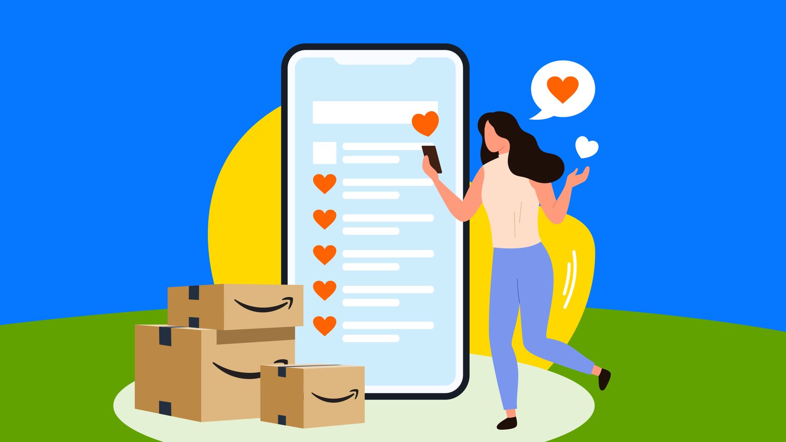 Amazon-Wunschlisten – Illustration