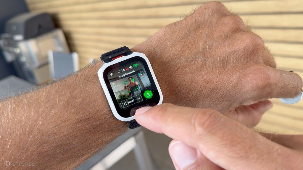 Antigravity Watch Remote zeigt laufende Aufnahme