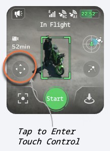 Antigravity Watch Remote: Touch-Steuerung aktivieren