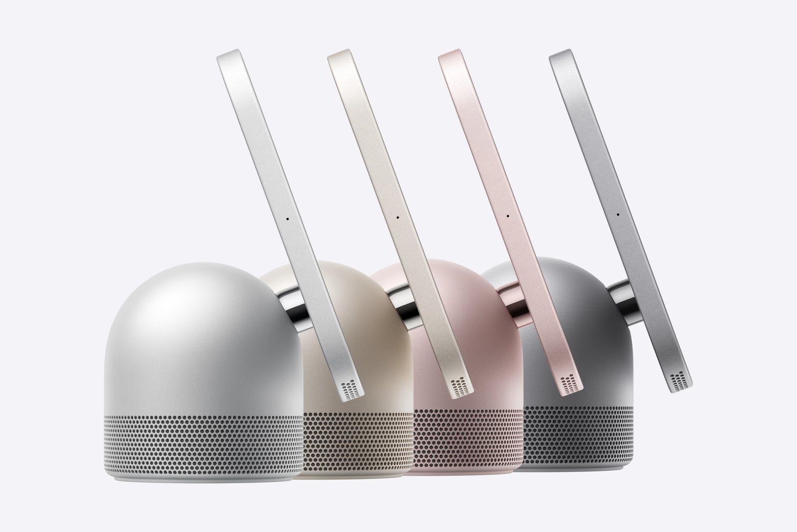 Apple HomeView in den Farben Silber, Polarstern, Rosé Pink und Space Grau