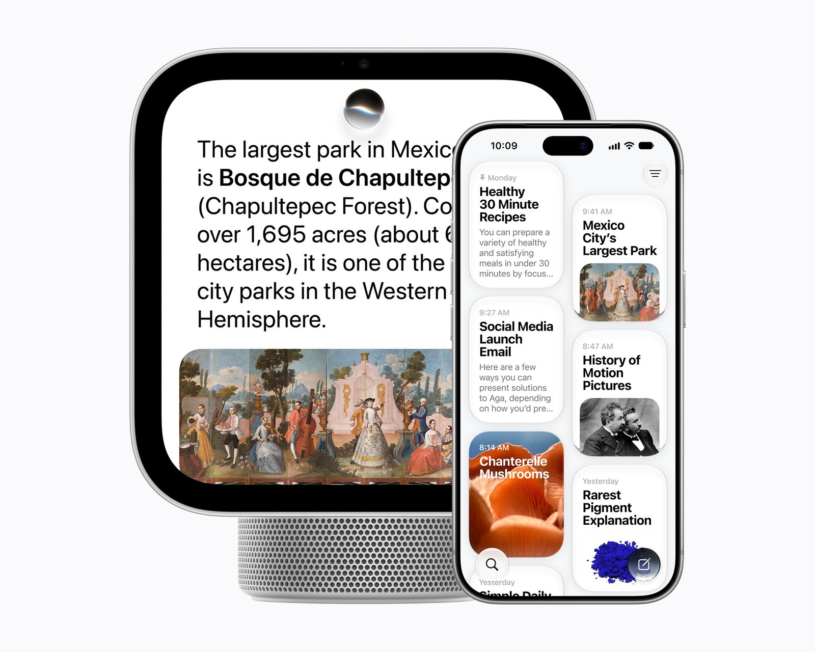 Siri AI auf dem Apple HomeView und auf einem iPhone 18 Pro