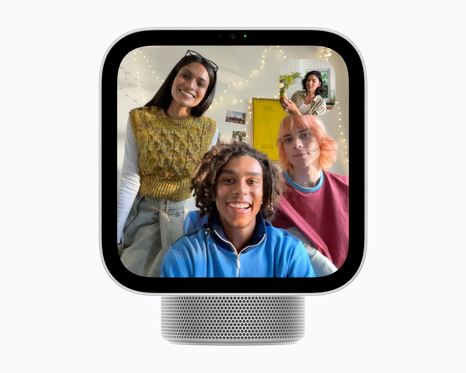 Apple HomeView zeigt einen FaceTime-Gruppenanruf