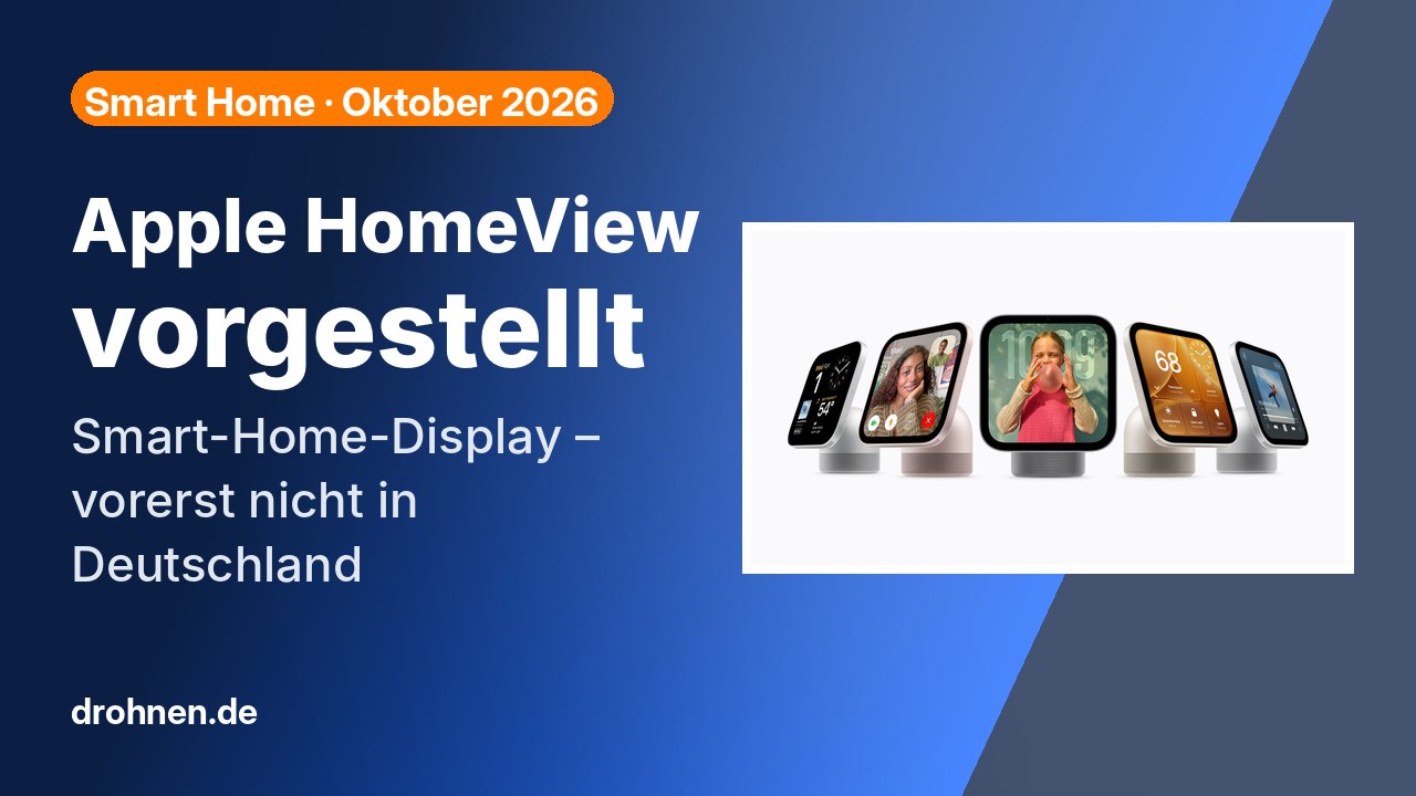Titelgrafik Apple HomeView vorgestellt – Smart-Home-Display vorerst nicht in Deutschland