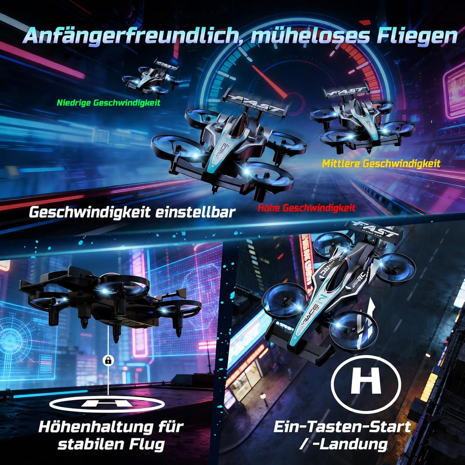 DEERC HT35 – Flugfunktionen für Anfänger