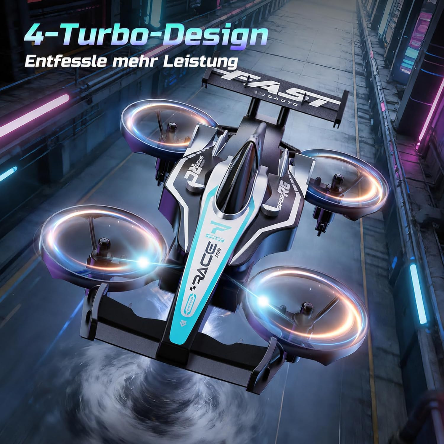 DEERC HT35 – Vier-Rotor-Design
