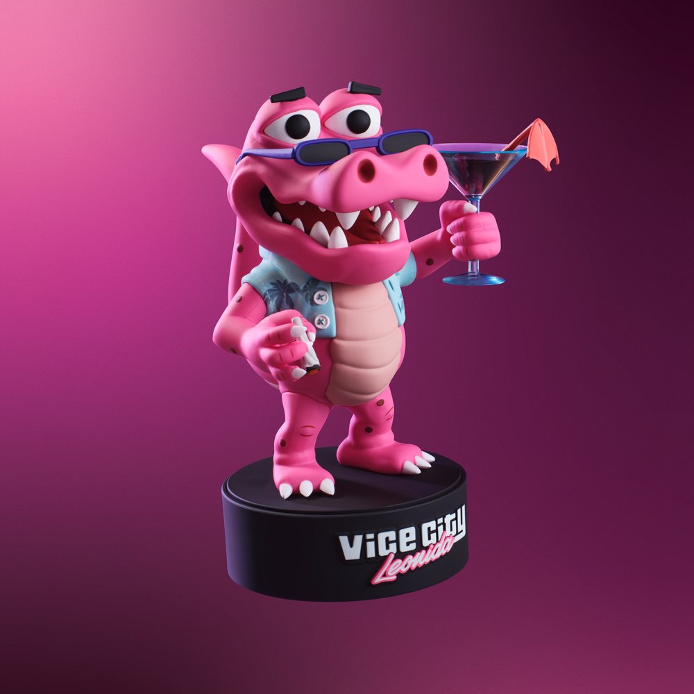 Macca-the-Gator-Figur aus der Vice City Collection