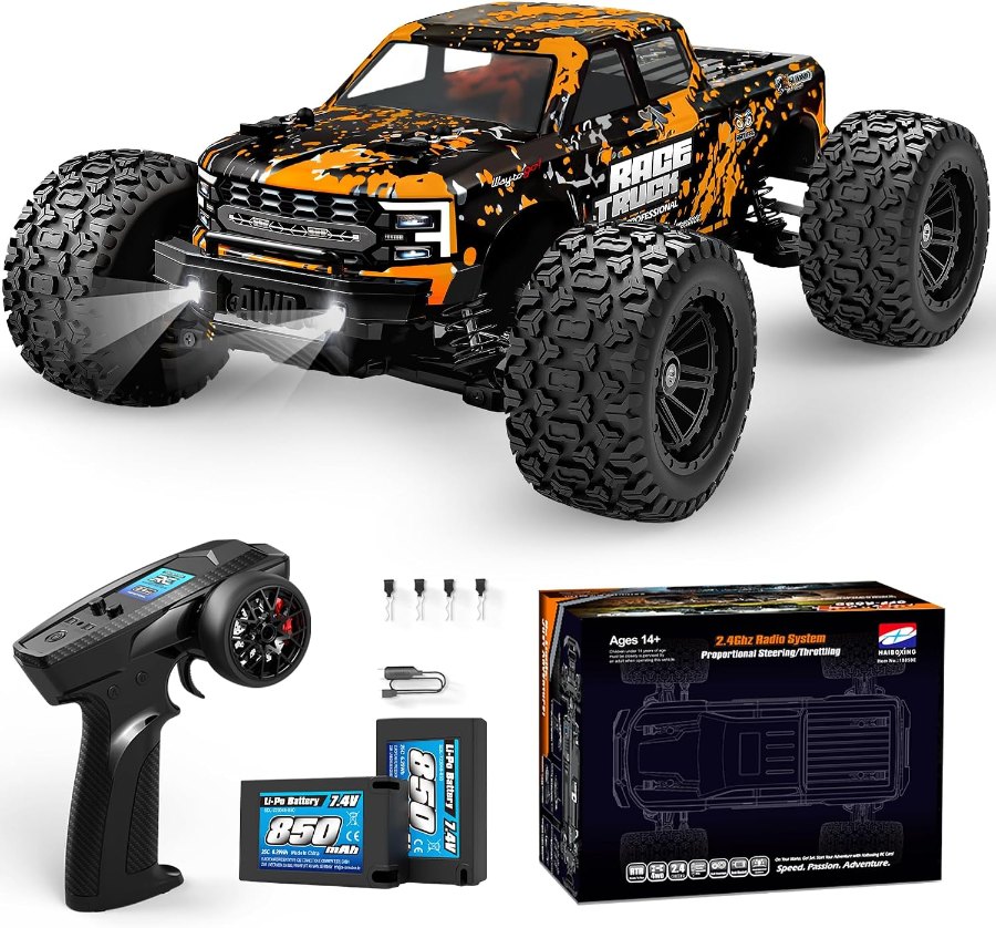 HAIBOXING 1/18 RC-Monstertruck mit Allradantrieb, Stoßdämpfern und Fernsteuerung