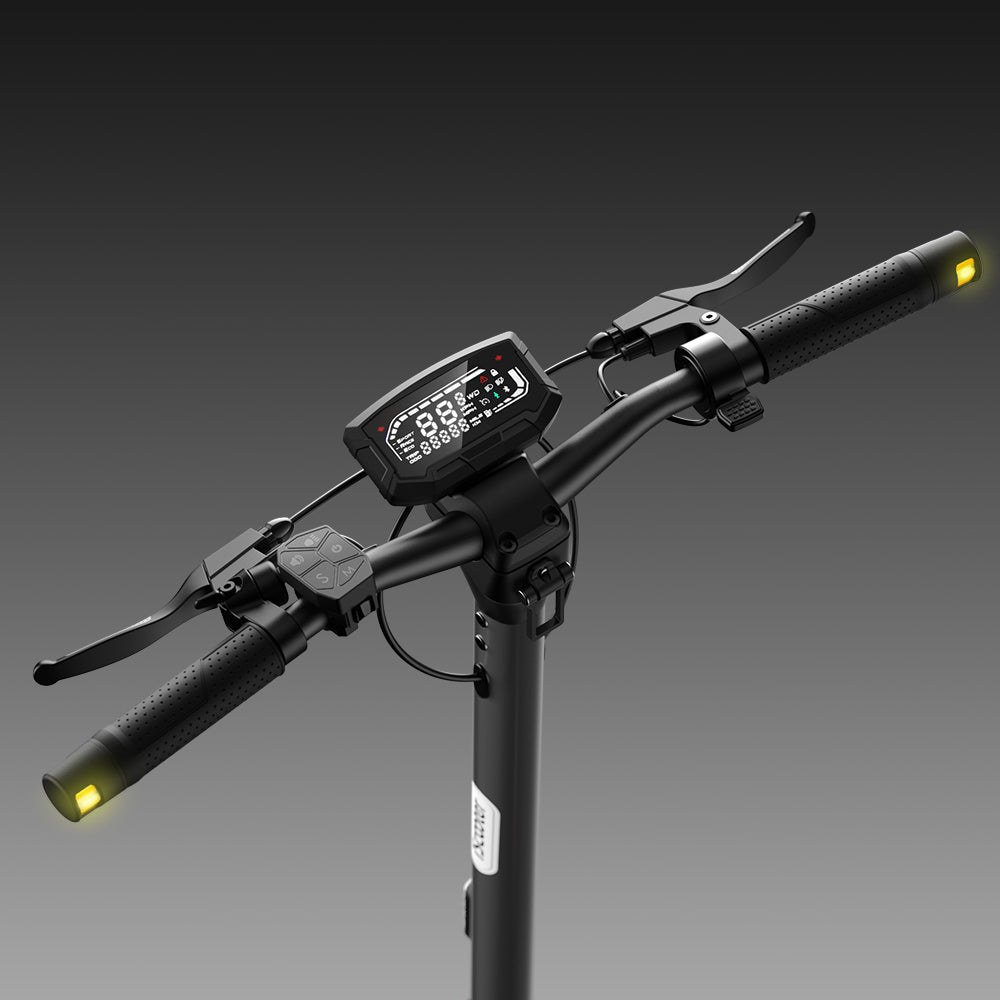iScooter iX7 Pro – Lenker mit Display, Bremshebeln und Blinkern