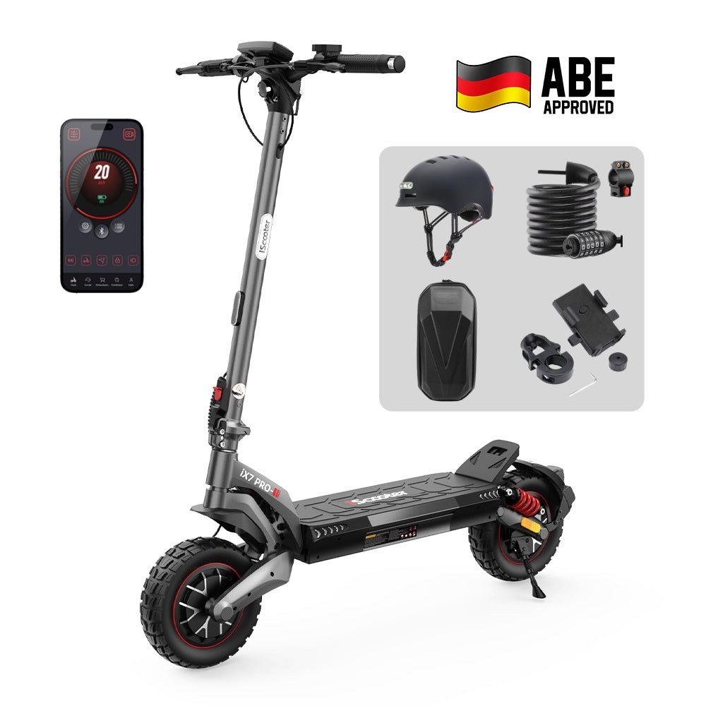 iScooter iX7 Pro – Premium-Paket mit Scooter und Zubehör