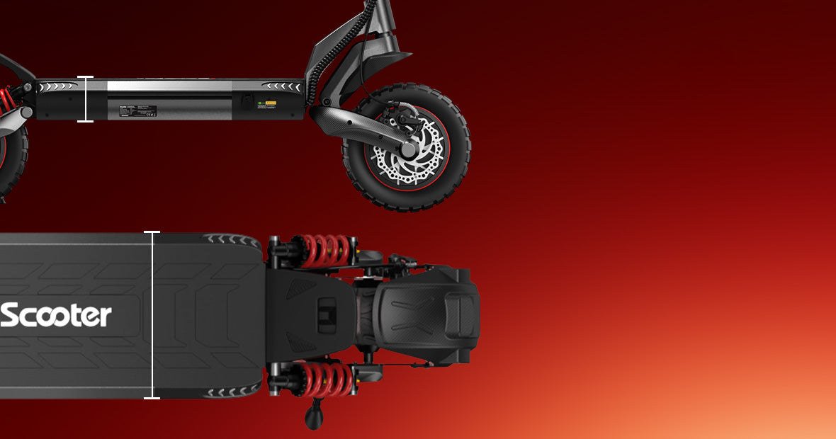 iScooter iX7 Pro – Trittbrett und hinterer Rahmen im Detail
