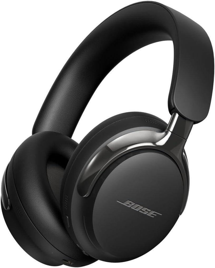 Bose QuietComfort Ultra Headphones der zweiten Generation, Over-Ear-Kopfhörer in Schwarz