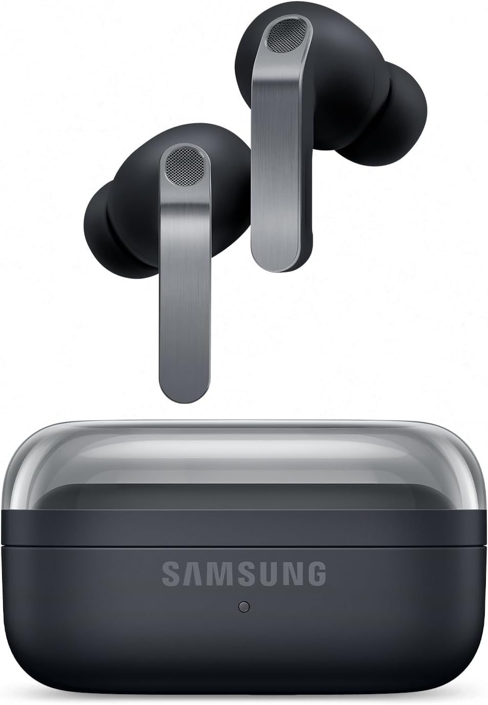 Samsung Galaxy Buds4 Pro In-Ear-Kopfhörer mit geöffnetem Ladecase