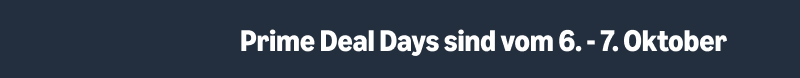Prime Deal Days – schmales Datumsbanner