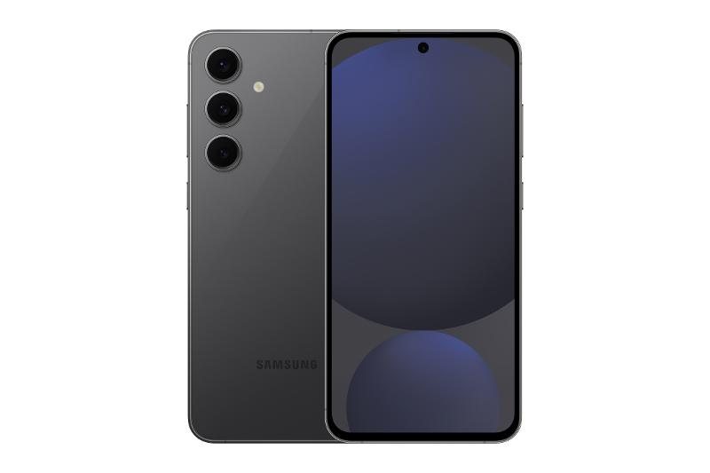 Samsung Galaxy S24 FE Vorder- und Rückseite in Graphite
