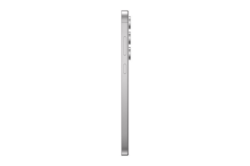 Samsung Galaxy S24 FE schmales Seitenprofil in Blau
