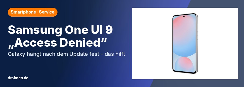 Banner Samsung One UI 9 Access Denied